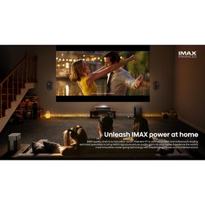 4K Laser <b>Projector</b> with 80-150 Inch Projection 2500 Lumen Brightness <b>3D</b> Ultra Short Throw 240Hz Refresh Rate US Plug - Product Image 2
