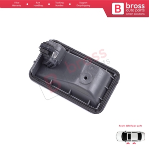 BDP1442-1 Front or Rear Left Interior <b>Door</b> <b>Handle</b> Opener Gray for 19 Phase 2 1992-2000 Clio MK1 1990-1999 7700813585 - Product Image 2