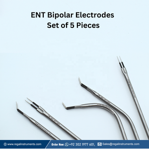 Ensemble complet d'électrodes bipolaires ORL 5 pièces avec câble électrique en acier inoxydable et métal - Product Image 4