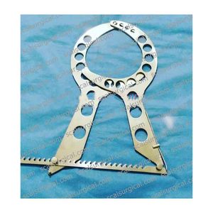 Ascenseur de sein en acier inoxydable enduit de noir et d'or pour l'instrument de rétracteur de sein de mammoplastie pour la chirurgie plastique - Product Image 4