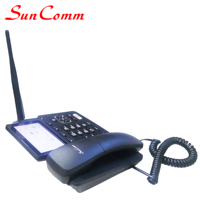 Téléphone de bureau sans fil 4G LTE GSM à carte SIM unique, point d'accès Wi-Fi, combiné mains libres Android pour l'Afrique, le Moyen-Orient et l'Amérique latine