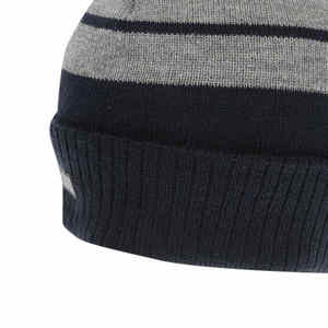 Custom Logo Ribbed Merino <b>Wool</b> <b>Beanie</b> Cap Luxury Warm Solid Color Knit Cuff Style Winter Wear Wholesale Supply - Product Image 4