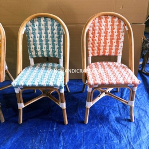 Sillas Infantiles de Ratán Hechas a Mano de Lujo para Alquiler en Bodas, Eventos de Cumpleaños, Decoración Boho, Proveedor de Fábrica OEM al por Mayor - Product Image 4
