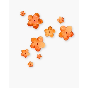 Perles en coquille d'huître barbelée pour la fabrication de bijoux - Perles en os de corail blanc en forme de fleur - Product Image 4