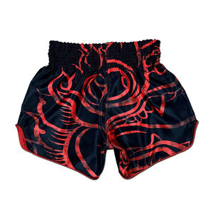 Pantalones Cortos de Kick Boxing y Muay Thai Personalizados de Alta Calidad, 100% Algodón, Seda y Satén, Transpirables, de Secado Rápido, con Cierre de Cordón - Product Image 2