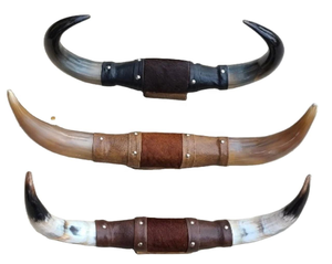 Cuerno de animales de estilo rústico y Occidental auténtico Vintage, cuerno decorativo de montaje en pared para interiores de Tradebit - Product Image 1