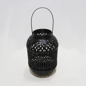 Bougeoir vietnamien en gros de lanterne en bambou artisanale élégante pour les décorations d'hôtel de restaurant à la maison - Product Image 2