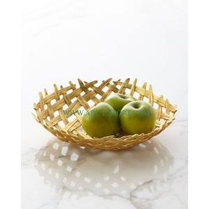Table en verre transparent décoration pièce maîtresse nourriture et Fruits bol Premium qualité maison décorative Unique feuille Designer Base en laiton - Product Image 2