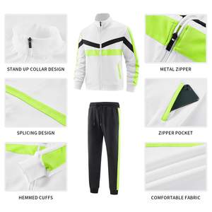 Factory Plus Size Jogger Sets Sports Wear Long Sleeve Spring Sweatshirt and Sweatpants 2 Piece Set Outdoor Tracksuits for <b>Men</b> - Product Image 6