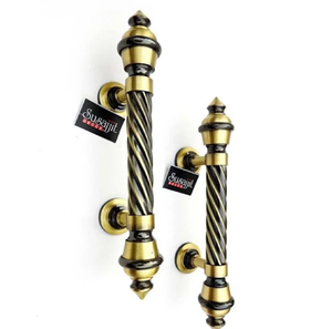 Finely Made <b>Antique</b> Brass Front Door Flat Pull Back Stylish Robust Modern Handle Perfect Residential Doors Available Wholesale - Product Image 1