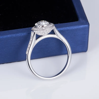 Bague pour femme plaquée or emballée sur mesure de la meilleure qualité, diamant naturel fait à la main pour fiançailles, exportation directe de l'Inde