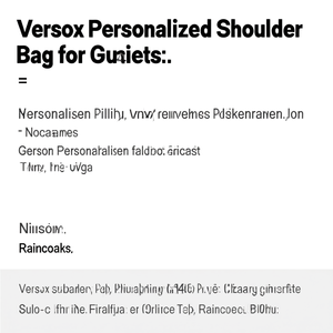 Borsa a tracolla personalizzata Versox per gadget - Product Image 2
