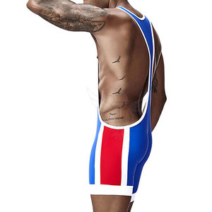 Best Selling Training Wrestling <b>Singlets</b> Knitted Sporty Style Smooth Soft Lightweight Quick Dry Fabric Designed <b>for</b> <b>Men</b> Athletes - Product Image 4