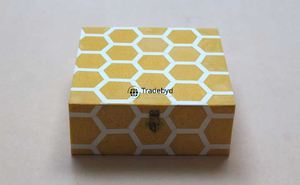 Global Design Resin Inlay <b>Box</b> for Premium Jewelry Packaging Handmade Luxury Gift <b>Box</b> by Tradebyd - Product Image 5