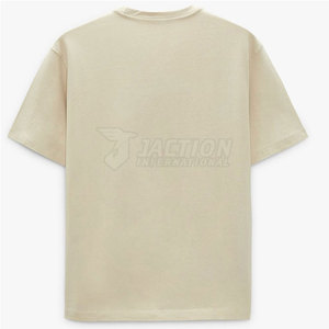 Camiseta Informal Holgada de Gran Tamaño con Estampado Sólido para Hombre, de Algodón/Poliéster, Transpirable y de Secado Rápido - Product Image 5