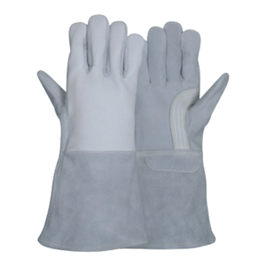 Gants de soudage TIG en gros, manches longues et poignets réglables, sécurité et durabilité, gants de soudage TIG de qualité supérieure en peau de chèvre et en cuir de vache - Product Image 1