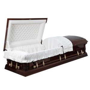 Ataúdes y ataúdes al mejor precio, ataúdes de madera maciza, planta de fabricación de ataúdes, suministros funerarios, servicio OEM ODM hecho en Vietnam - Product Image 5