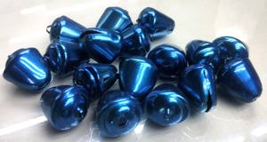 Campanas de Navidad Modernas de Hierro Gungroo, Plateadas de Doble Cara, Diseño Chino, Decoración para Árbol de Navidad, Escultura con Técnica Pintada para el Hogar - Product Image 3