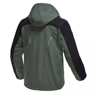 Chaqueta Softshell Ligera para Hombre, para Esquí y Actividades al Aire Libre, con Capucha, Forro Polar, Impermeable, Táctica - Product Image 2