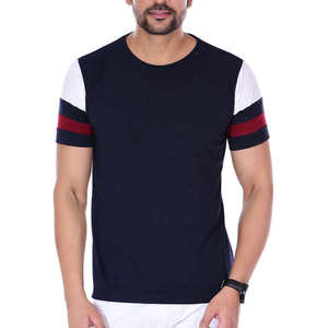 T-shirt décontracté pour homme à manches courtes, prix d'usine, tissu confortable, vêtements décontractés - Product Image 1