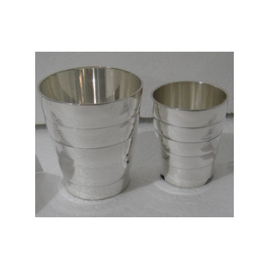 Gobelets à Julep Personnalisables en Argent Plaqué de Qualité Supérieure pour Mariages et Fêtes – Vente en Gros - Product Image 6