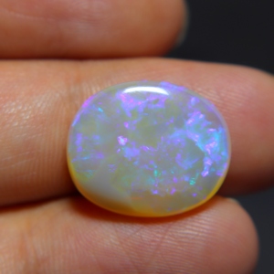 11.00 Carat Natural Australian <b>Opal</b> Cabochon Australian <b>Blue</b> Fire <b>Opal</b> Crystal <b>Opal</b> Jewelry Making Loose Gemstone - Product Image 4