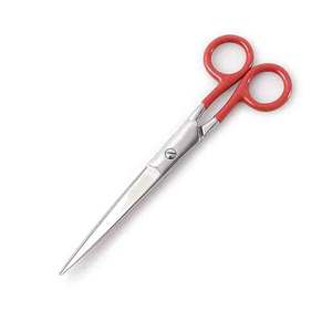 Poignée de couleur rouge Ciseaux de coiffeur coûteux Utilisation de salon Meilleure qualité Ciseaux de coupe de cheveux à bord émoussé Ciseaux de salon de beauté - Product Image 4