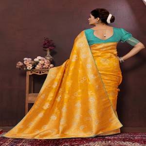 Sari de seda Dola de diseñador con precio directo de fábrica Rich Zari Work - Product Image 2