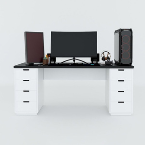 Gaming Reclining Chair with <b>Footrest</b> and 180x60cm Gaming Desk with Cabinet Legs CBG68009 - Product Image 3