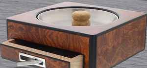 Quemador de incienso religioso con mango de madera Incensario de latón para quemar incienso de carbón y resina - Product Image 3