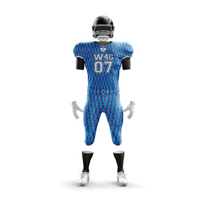 Tenues de football américain entièrement personnalisées, respirantes, antibactériennes, 100% polyester, séchage rapide, grande taille, impression personnalisée - Product Image 4