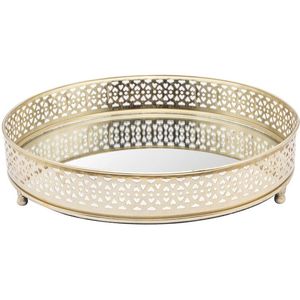 Durable Metal And <b>Mirror</b> <b>Tray</b> Suitable For Daily Use Serving Guests And Decorative Home Display - Product Image 3
