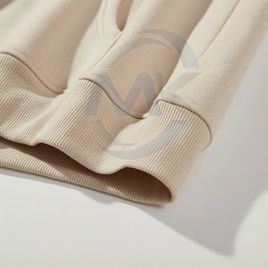 Sudaderas con capucha de hombro caído de calidad superior para hombre, diseño único de cremallera, patrón sólido bordado, cuello con capucha, último estilo para invierno - Product Image 6