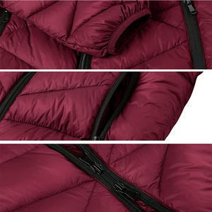 Vestes matelassées pour femmes, manteau long, design personnalisé, logo, vêtements de rue d'hiver décontractés et chauds, vêtements d'extérieur matelassés, veste matelassée pour femmes - Product Image 4