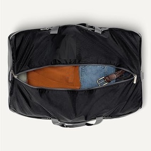 Sacs de sport en nylon respirant de couleur noire, services OEM personnalisés, sacs de sport, accessoires de fitness, sacs de voyage - Product Image 4
