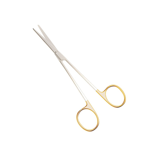 Professionnel 150mm 5.5 pouces ciseaux médicaux Super coupe chirurgicale droite demi or motif bricolage qualité industrielle netteté OEM - Product Image 1