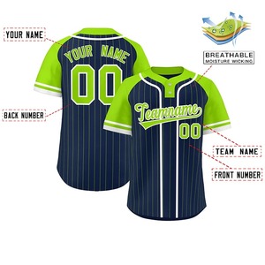 Jersey de béisbol de alta calidad con logotipo personalizado Jersey de béisbol Estilos ligeros de dos botones con mangas cortas para niños Softball - Product Image 3