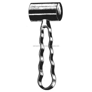 Best Quality WARSAW MEDICAL Heath Bone Surgery Mallet Hammer Stainless Steel Orthopedic Instruments | sutur kitmedic instrument - Product Image 1