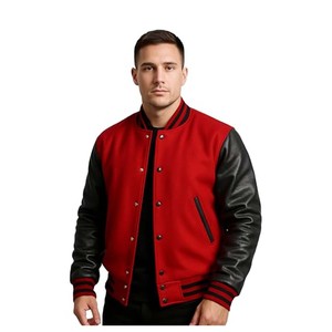Nouveau Offre Spéciale personnalisé premium qualité corps en laine cuir manches varsity veste adulte, style de rue à la mode blouson aviateur - Product Image 1