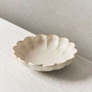 ชามเสิร์ฟเซรามิกแบบเรียบง่ายพร้อมเคลือบที่ออกแบบมาสำหรับการตกแต่งภายในแบบเซนและการใช้งานในชีวิตประจำวัน - Product Image 6