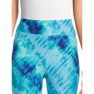 Meilleure qualité femmes Spandex/Nylon tissu taille haute élastique sans couture Yoga Leggings motif solide Style décontracté Fitness porter - Product Image 6