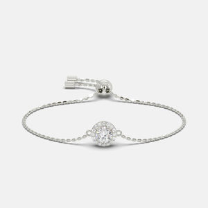 Lujosa pulsera de tenis con diamantes cultivados en laboratorio en oro de 14 quilates para mujer Joyería elegante para uso diario y momentos especiales - Product Image 3