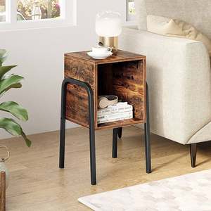 Mesa auxiliar de metal de café de tendencia superior con decoración del hogar superior de madera Aspecto atractivo y simple disponible Precio más bajo - Product Image 1