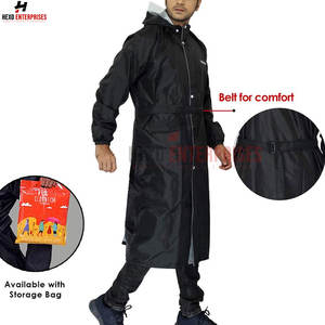 Manteau de pluie coupe-vent personnalisé imperméable pour hommes Imperméable de haute qualité pour motards Logo personnalisé Meilleur imperméable - Product Image 6