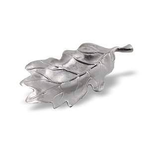 Meilleur design et qualité Plateau de service Plateau à feuilles en aluminium de grande taille avec finition or brillant - Product Image 5