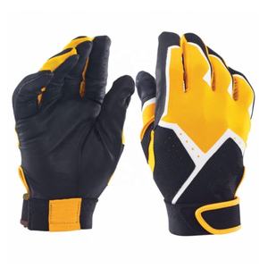 Gants de frappeur de baseball softball en cuir souple, confortables et antidérapants, personnalisables avec une excellente adhérence et logo personnalisé - Product Image 1