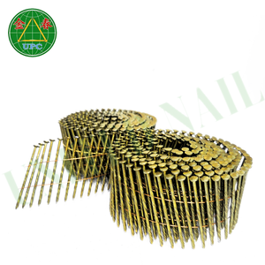 Clavos de paleta de bobina de acero al carbono de 2,3x45 lisos, anillo y vástago en espiral tipo cabeza a cuadros afilada recubierta de aceite estilos de Vietnam - Product Image 2