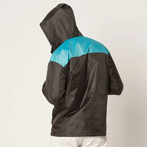 Chaqueta Cortavientos Ligera de Alta Calidad Personalizada 100% Poliéster con Media Cremallera para Hombre - Product Image 5