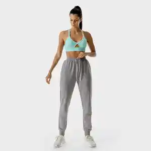 Vêtements de sport pour femmes Pantalons de survêtement d'entraînement Pantalons légers et souples pour filles Pantalons de jogging actifs noirs pour femmes