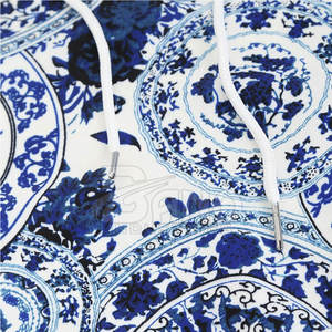 Sudadera con capucha de invierno para hombre personalizada de la mejor calidad Nueva llegada Sublimación de poliéster con diseño de cremallera sólida Patrón de impresión teñido liso - Product Image 4